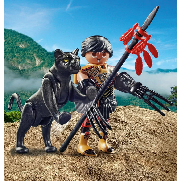 Playmobil Special Plus Warrior With Panther Building Set