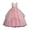 Shrimp Pink, variant on Girls Sleeveless Embroidered Princess Gala Dress Kids Prom Dress
