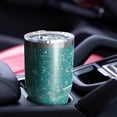 thumbnail image 4 of 30oz Math Equations Science Tools Green Pattern Tumblers Stainless Steel Tumbler with Lid and Straw,Vacuum Insulated Double Wall Travel Tumbler Cups Mug with Cleaning Brush for Coffee,Tea, 4 of 7
