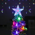 thumbnail image 4 of LCXmlly Star Tree Topper LED Light Christmas Tree Topper Star Ornament New Year Holiday Party Indoor Home 20 LED Lights, 4 of 9