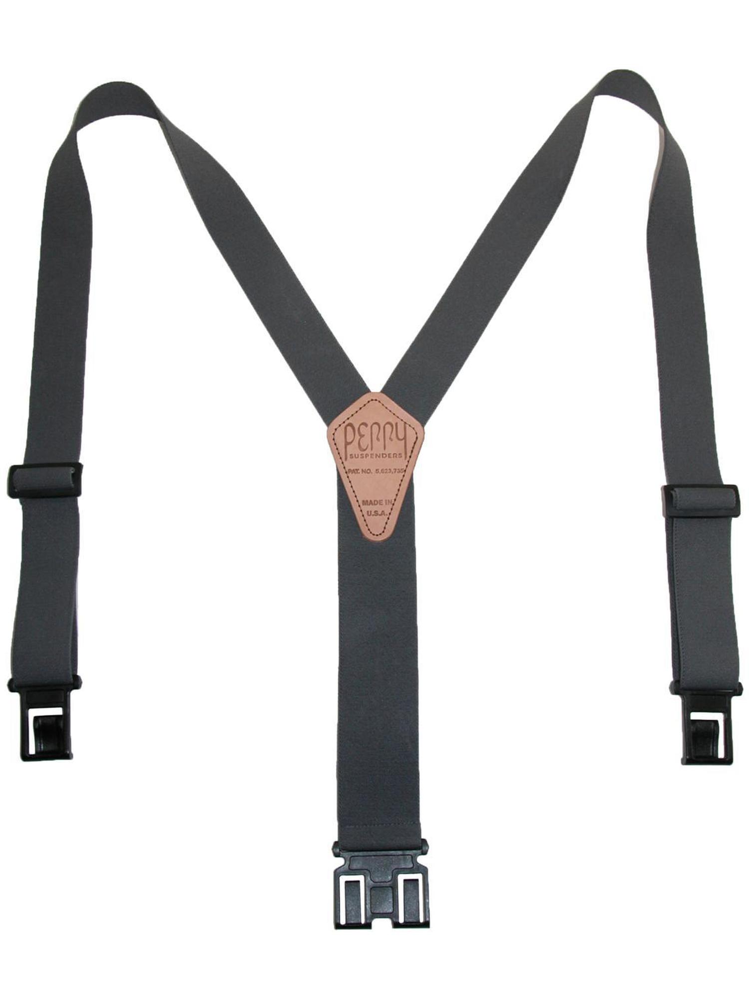 Perry Suspenders Men's Elastic Hook End Suspenders