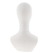 20 Inch Canvas Block Head For Making Manikin/Mannequin Jewelry Display Head