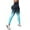 Sky Blue, variant on Womens Yoga Pants Gradient Color Yoga Pants Textured Knit Fabric High Waist Stretchy Breathable Sports Workout Supportive Leggings