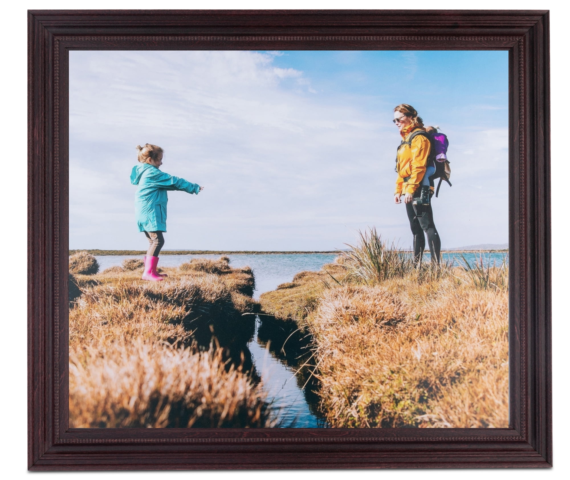 ArtToFrames 18x24 Inch Cherry Picture Frame, This Red Wood Poster Frame is Great for Your Art or Photos, Comes with 060 Plexi Glass (4095)