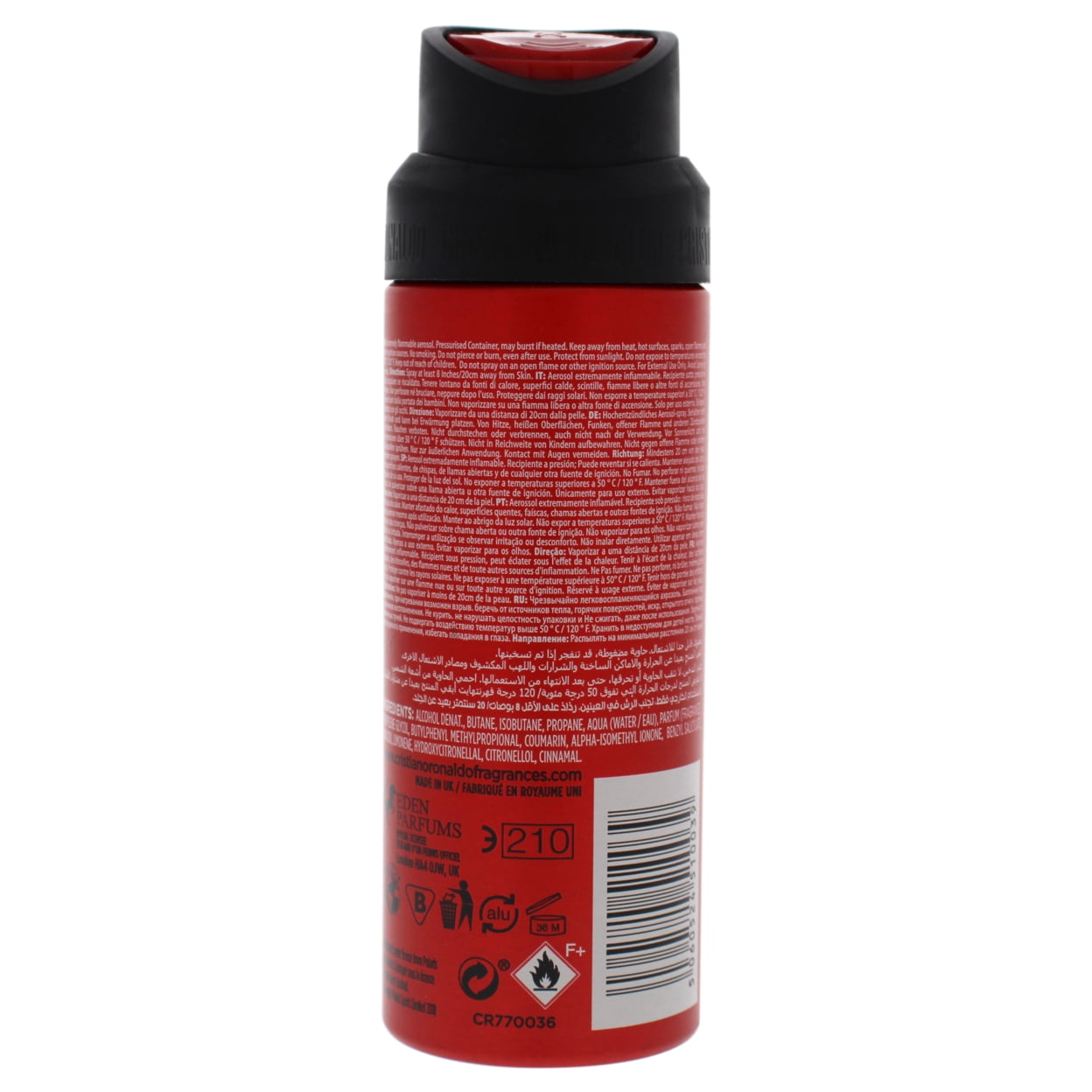 CR7 by Cristiano Ronaldo for Men 5.1 oz Body Spray Walmart