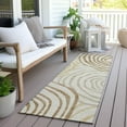 thumbnail image 6 of Addison Rugs Chantille Indoor/Outdoor Transitional Swirls Gold Washable Runner Rug, 2'3" x 7'6", 6 of 6