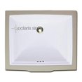 thumbnail image 1 of Polaris Évier P0542UW Blanc Rectangulaire en Porcelaine Sous-Montée Évier-, 1 of 1