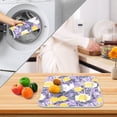 thumbnail image 4 of Ryvnso Vintage Roses Flowers-i8 Dish Drying Mat for Kitchen Countertop 18x24 Large Dish Pad Drainer Rack Dish Sink Mats, 4 of 7