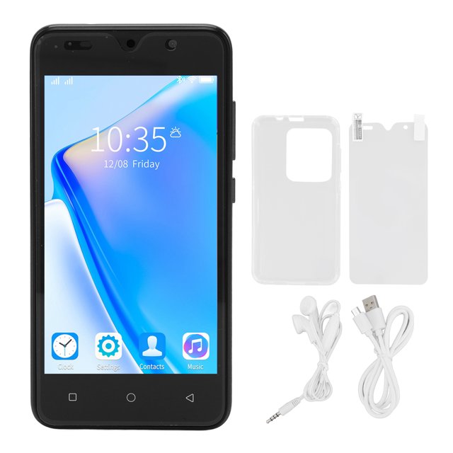 Teléfono Inteligente, Face ID Desbloqueo Quad Core CPU ABS Pantalla Completa Teléfono Celular Inteligente Ultra Delgado Para Adolescente
