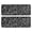 Animal Skin Pattern, variant on Kitchen Rugs Sets Of 2,Beige and Black Leopard Pattern Anti Fatigue Kitchen Mat Rugs Non Slip Washable,Decorative Kitchen Floor Mats for Kitchen,Sink,Laundry,17"x47" 17"x47"