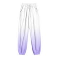 thumbnail image 3 of LYXSSBYX Sweatpants Women Women's Fashion Casual Printing Pocket Elastic Waist Trousers Long Straight Pants Sweatpants, 3 of 5
