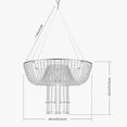 thumbnail image 6 of Wildnix 60cm Transparent Hanging Wedding Cake Rack, Acrylic or Crystal Material, Elegant Dessert Table Decoration, Stage Display Stand, 6 of 6
