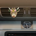 thumbnail image 2 of Car Vent Clips Bull Shaped Car Diffuser, Wooden Ox Shaped Car Diffuser wtih Bow Shape | Car Vent Freshener wtih Aromatherapy, Car Diffuser Vent Clip wtih Car Vent Diffuser for Car, 2 of 3