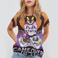 thumbnail image 3 of Cuphead T-Shirts for Men Women, Anime Short Shirts, Unisex Short Sleeve Tops, Crew Neck Tee Shirts, S-4XL, 3 of 8