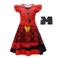 thumbnail image 5 of Nueva película The Rise of Red Ropa para niños Descendants 4 Disfraz de cosplay rojo para niñas Vestido de princesa de Halloween Vestidos de fiesta, 5 of 5