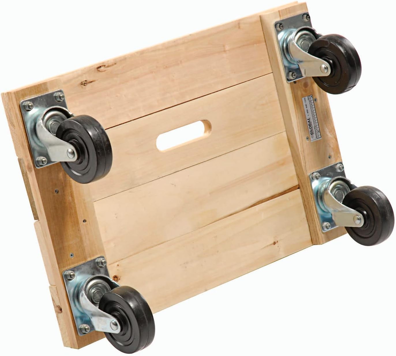 Hardwood Dolly - Solid Deck, 36 x 24, 1200 Lb. Capacity