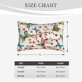 thumbnail image 6 of Bixox Watercolor Floral With Butterflies Printed Pillow Protector,Super Soft Ideal for Home,Guests,Rentals - 20"x30", 6 of 8