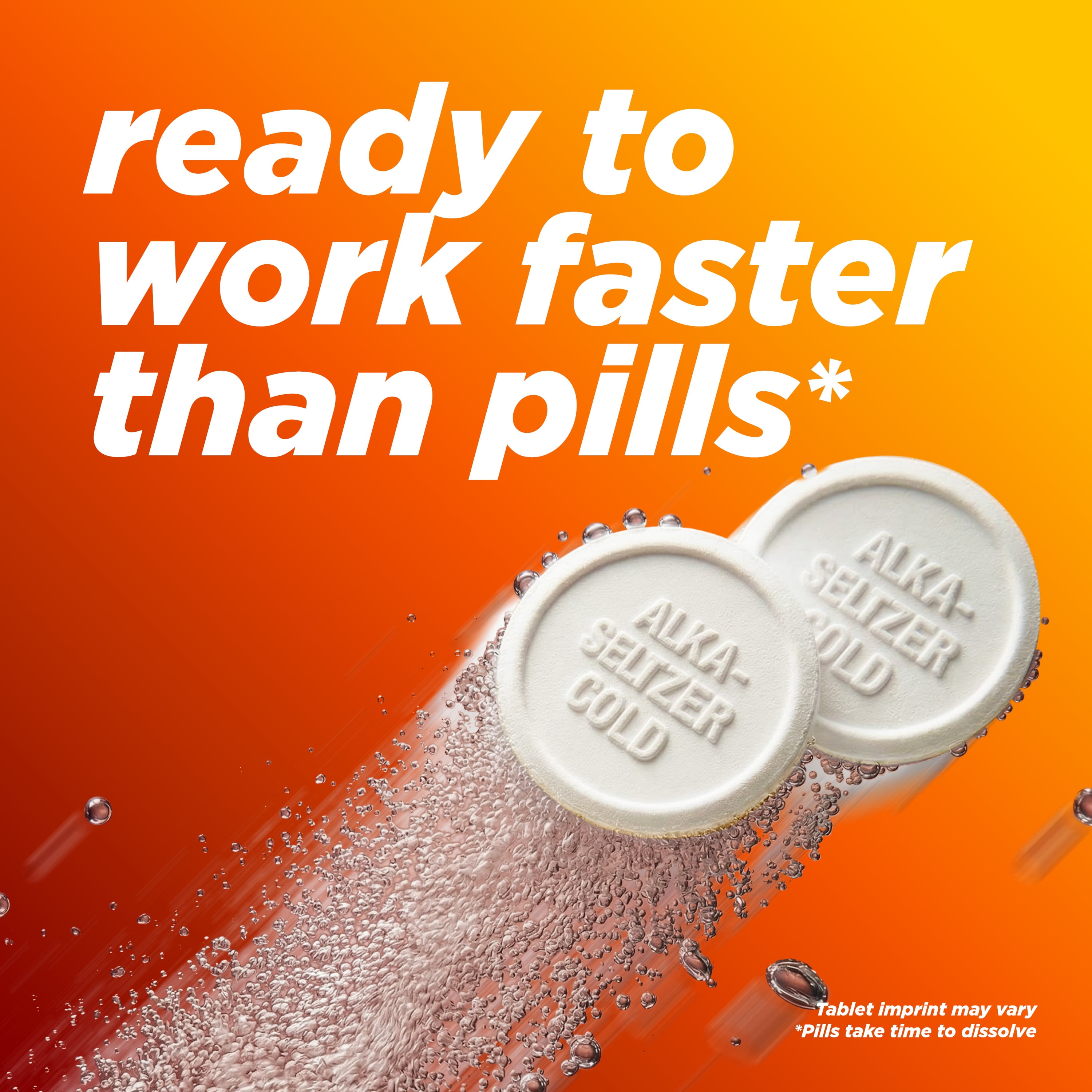 Alka-Seltzer Cold, Cold & Flu + Congestion Severe Fast Dissolve Tabs, Citrus Flavor, 24 Count