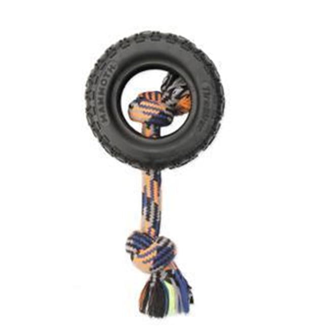 mammoth tirebiter chew toy with rope