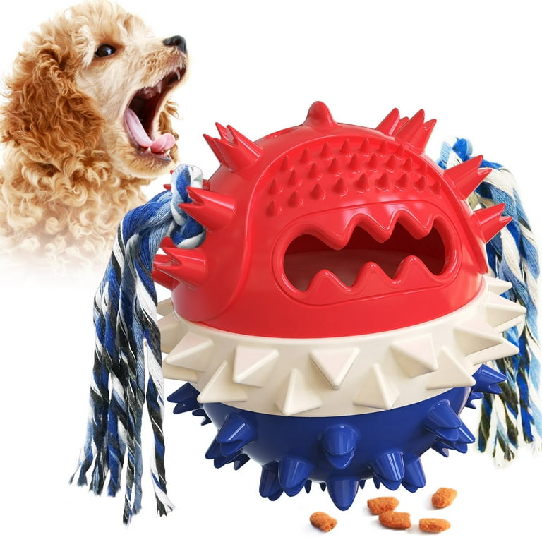 SHARLOVY Dog Ball for Puppy Toys Small Dogs 4 Pack, Squeaky Dog Ball for  Medium Dogs