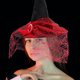 thumbnail image 2 of EeaseMX 3 piezas de sombrero de mago para fiesta de Halloween, sombrero de disfraz de bruja, sombreros de bruja para mujeres y niños, 2 of 8