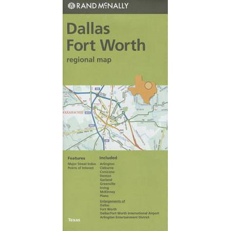 Folded map dallas/fort worth reg tx: (Best Zip Codes In Fort Worth Tx)