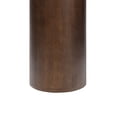 thumbnail image 6 of JONATHAN Y Milos 18" Rustic Minimalist Square Marble/Wood Accent Table, White Marble/Walnut Wood, END5004A, 6 of 7