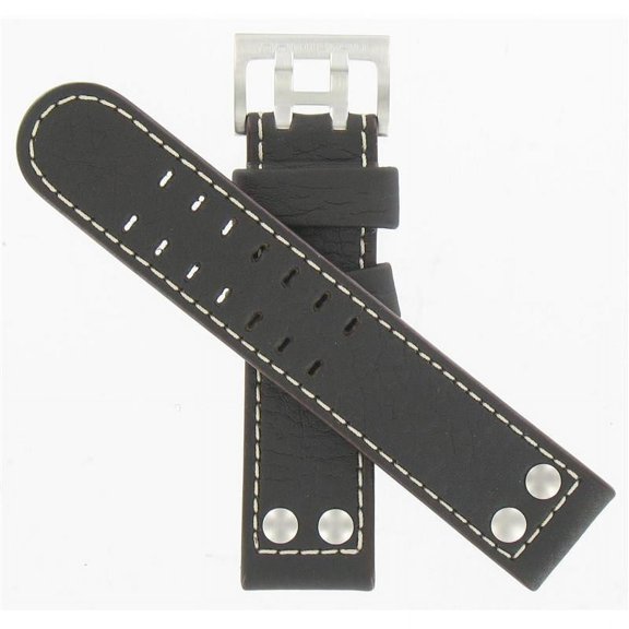 Hamilton Watchband 22mm Brown Leather part#H600776104