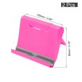 thumbnail image 2 of Uxcell Cell Phone Stand, Multi Angle Tablet Stand, Universal Phone Stand, Pink 2 Pack, 2 of 6