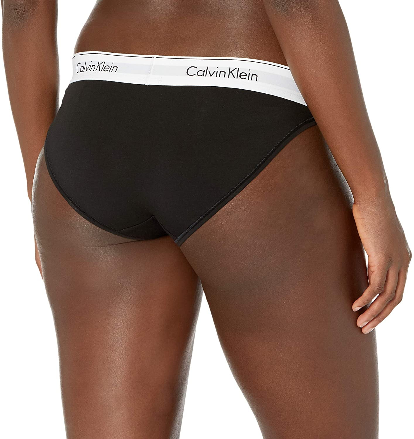 Calvin Klein Women s Modern Cotton Bikini Black Large Walmart