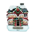 thumbnail image 4 of Ornaments by Elves Personalized Family of 5 in New Home Christmas Ornament 2024 and Santa Hat Decor, 4 of 10