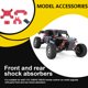 thumbnail image 4 of Amortiguador de coche RC, 1 Juego, Kits de choque delantero y trasero, piezas de coche de Control remoto, accesorios de actualización, suministros de bricolaje, rojo resistente a la corrosión Inevent FN001454-02, 4 of 7