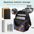 thumbnail image 7 of HUIACONG 4Pcs Kids School Backpack for Girls, Galaxy Black Cat Bookbag with Water Bottle Cover, Lunch Bag Set for Girls Teens, Adorable Girl Backpacks for Schools, 7 of 7