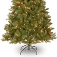 thumbnail image 5 of National Tree Company Pre-Lit Artificial Slim Christmas Tree, Green, Aspen Spruce, White Lights, Includes Stand, 7 Feet, 5 of 10