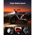 thumbnail image 6 of ACTBEST Blaze Electric Bike, 16"x4.0" Fat Tire Ebikes for Adults, 750W Peak 25 MPH Electric Mountain Bike, 48V 10.4 AH Battery, 7-Speed E-Bike with Free Lock, 6 of 8