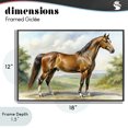 thumbnail image 4 of Stupell Industries Rustic Lodge Majestic Horse in Pastoral Landscape Black Framed Giclee Art, 18 x 12, by Creative Studio, 4 of 8
