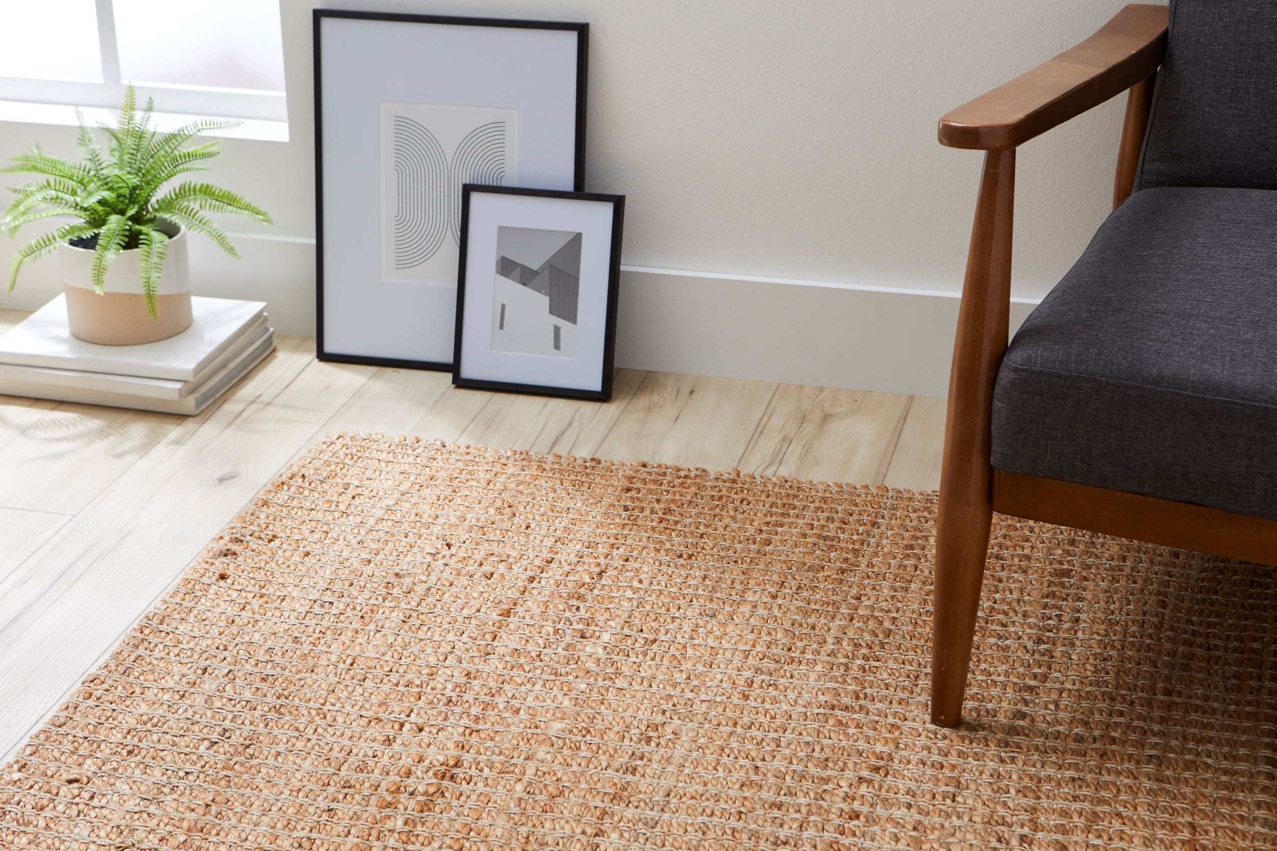 Better Homes & Gardens, Jute Natural Flatwoven Area Rug, 5' x 7'