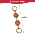 thumbnail image 2 of 2 cadenas de bolso, extensor de bolso, correa de cadena para mujer, bolsos cruzados, bolso, cadena de cinturón de hombro, 2 of 5