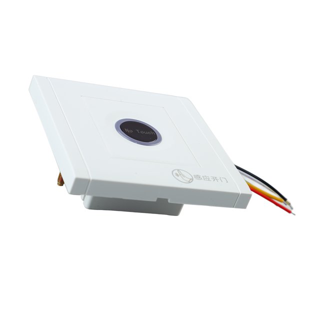 Interruptor de liberación de puerta de salida interruptor de salida de puerta de control de acceso retardante de llama Cableado de 12 a 24 VCC Modo de alimentación Resistente a