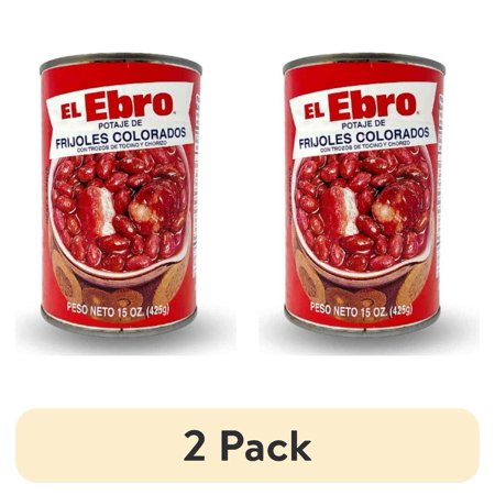 (2 pack) El Ebro Small Red Beans with Chorizo 15oz