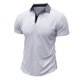 thumbnail image 5 of Camisas de Manga Larga para los Hombres Raya Impresión Gira-Abajo Botón de Cuello Blusa Casual, Camisas de Vestido para Hombre, 5 of 6