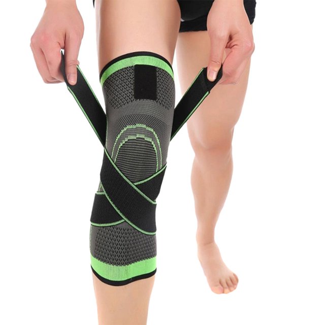 Knee Brace for Women Knee Pads Unisex Running Lift Basketball Compression Knee Sleeve Support Accessory Sport Protection Knee Brace Green L