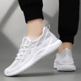 thumbnail image 2 of NOKIO Men's Running Shoes Lightweight Casual Sneakers Fashion Walking Tennis Shoes Breathable Knit Woven Mesh Sports Shoes 𝖫a𝖼e Up Workout Shoes for Back to College, 2 of 9