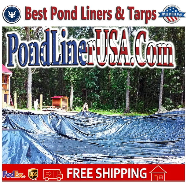35x35 Pond liner, Tarp, geofiber, 40 Year membrane
