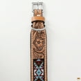 thumbnail image 4 of HILASON Western Style Beaded American Leather Pet Dog Collar Tan, 4 of 4
