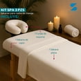 thumbnail image 2 of Kit Spa 3 Pzas Sábanas Para Cama De Masaje - Blanco, 2 of 8