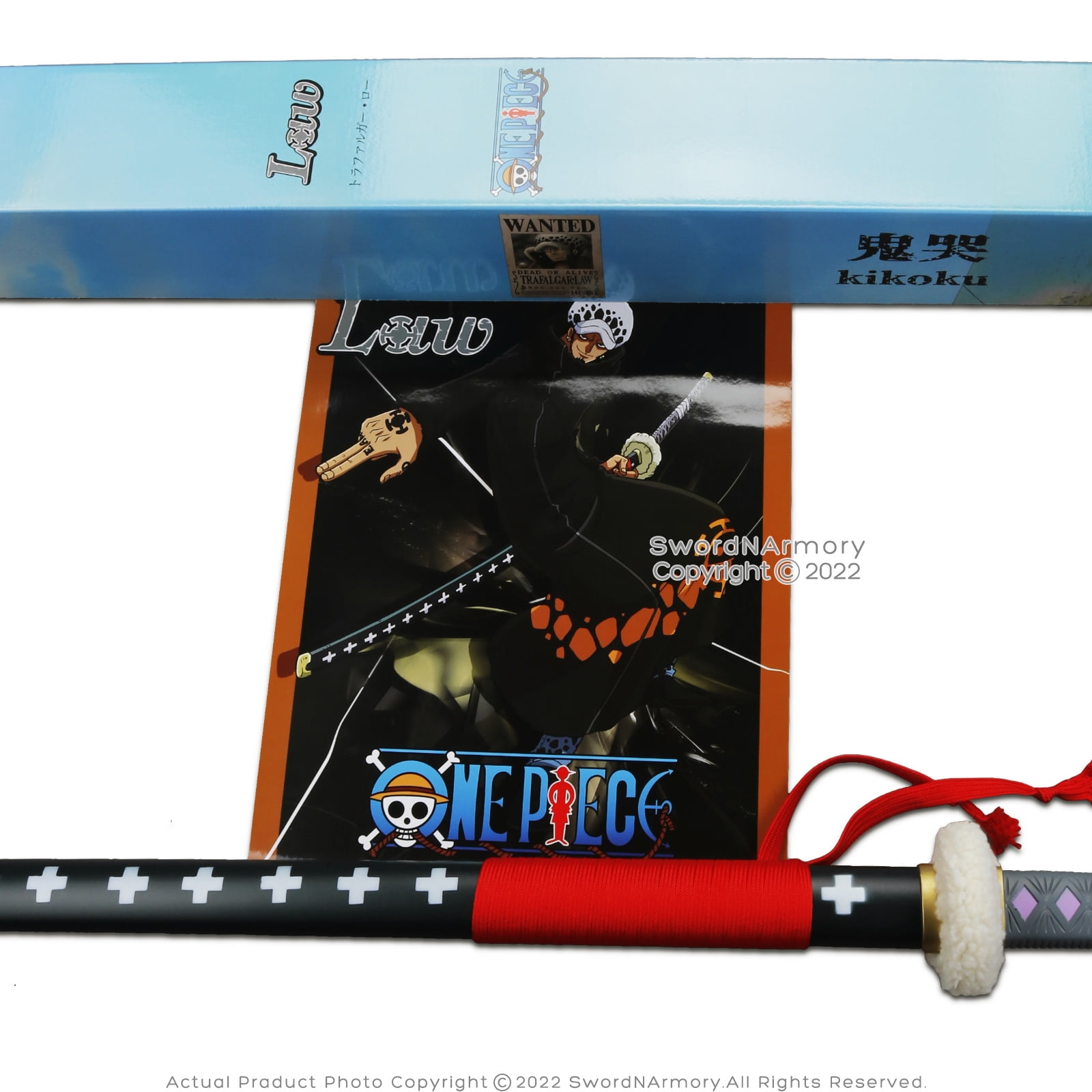 OFFICIALLY LICENSED ONE PIECE 42” Trafalgar Law Kikoku Katana