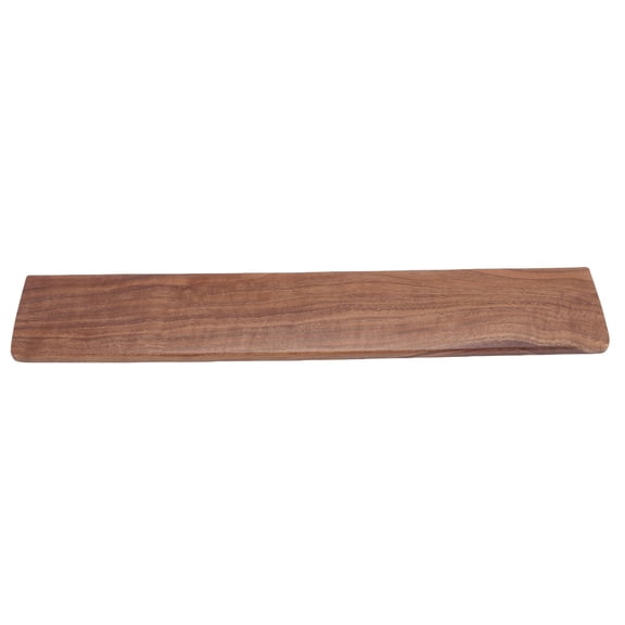 44cm Black Walnut Wood Keyboard Wrist Rest for 104 Keys, Ergonomic Non-Slip Palm Support Pad