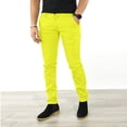 thumbnail image 2 of Kureaily Male Casual Business Solid Slim Pants Zipper Fly Pocket Cropped Pencil Pant Trousers, 2 of 5