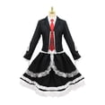 thumbnail image 4 of Dangaronpa Celestia Ludenberg Cosplay Dangaronpa Disfraz Uniforme Escolar Mujer Halloween Conjunto Completo Disfraz Gótico Lolita Fiesta, 4 of 5